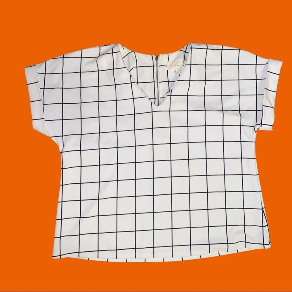 Grid Blouse